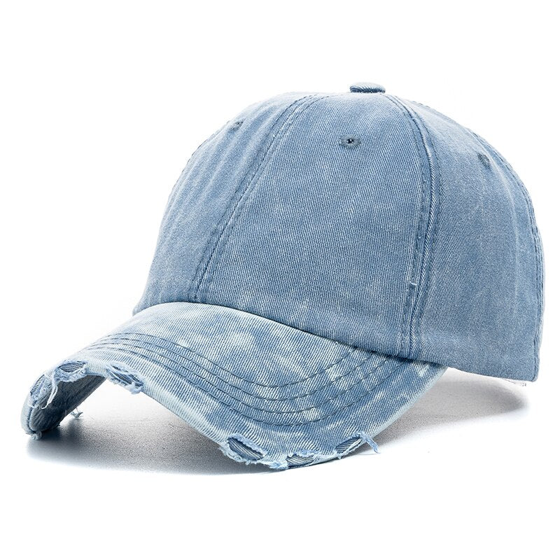 Unisex Washed Cotton Cap - Harajuku Style Baseball Hat