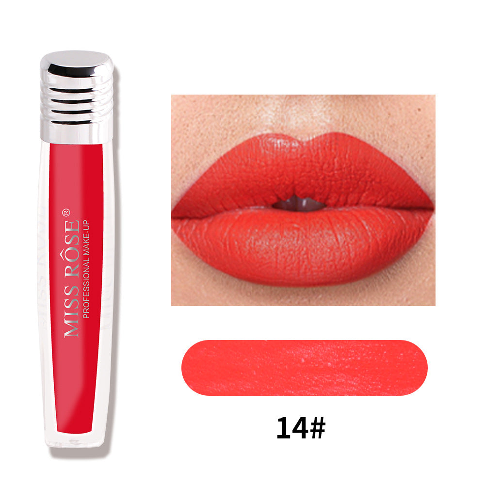 Candy Pearl Lip Gloss - Non-Sticky Velvet Finish