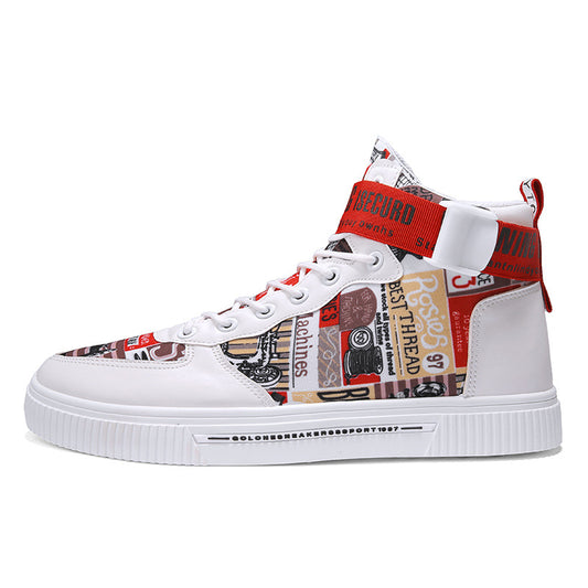 Harajuku High-Top Trendy Sneakers for Teens