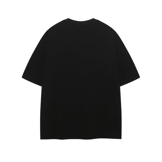 Playful Plant Vine Embroidery T-Shirt for Men