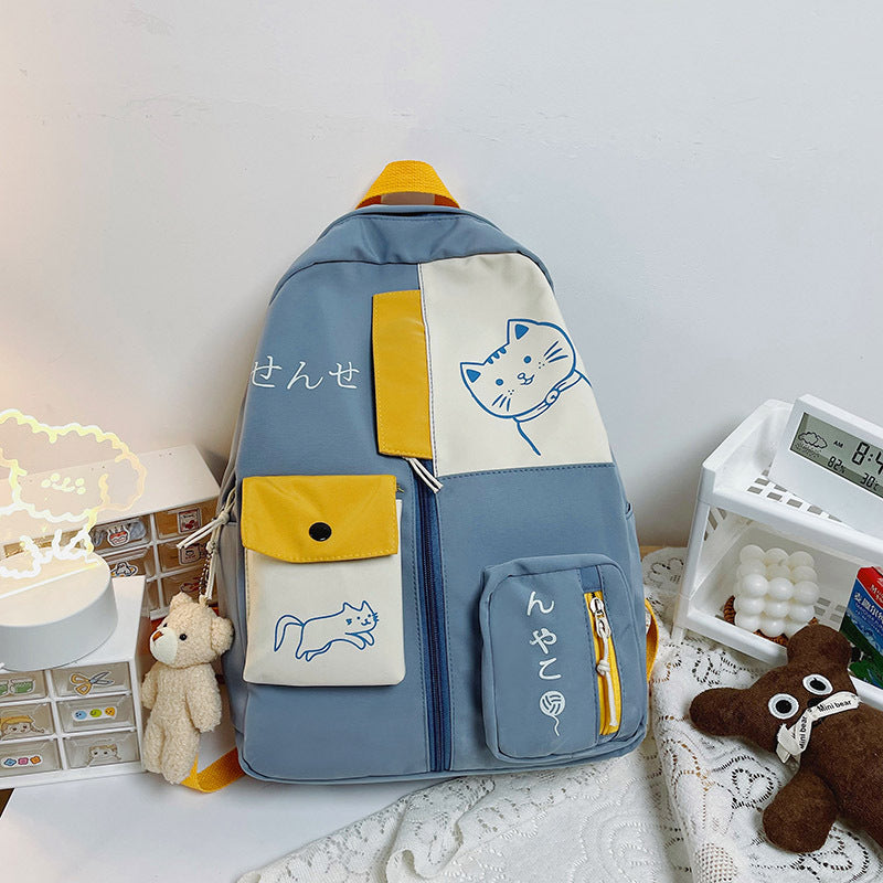 Large Capacity Student Backpack for Girls