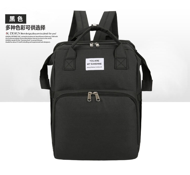 Harajuku Style Portable Foldable Mommy Bag Backpack