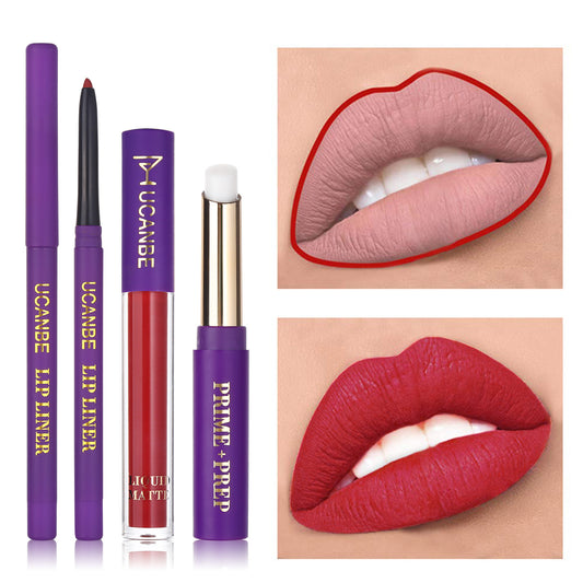 Harajuku Matte Lip Glaze & Liner Set – 13 Packs
