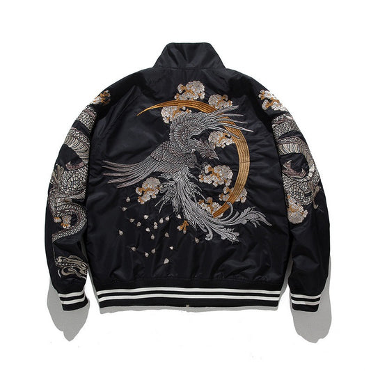 Harajuku Style Trendy Boys Stand Collar Jacket