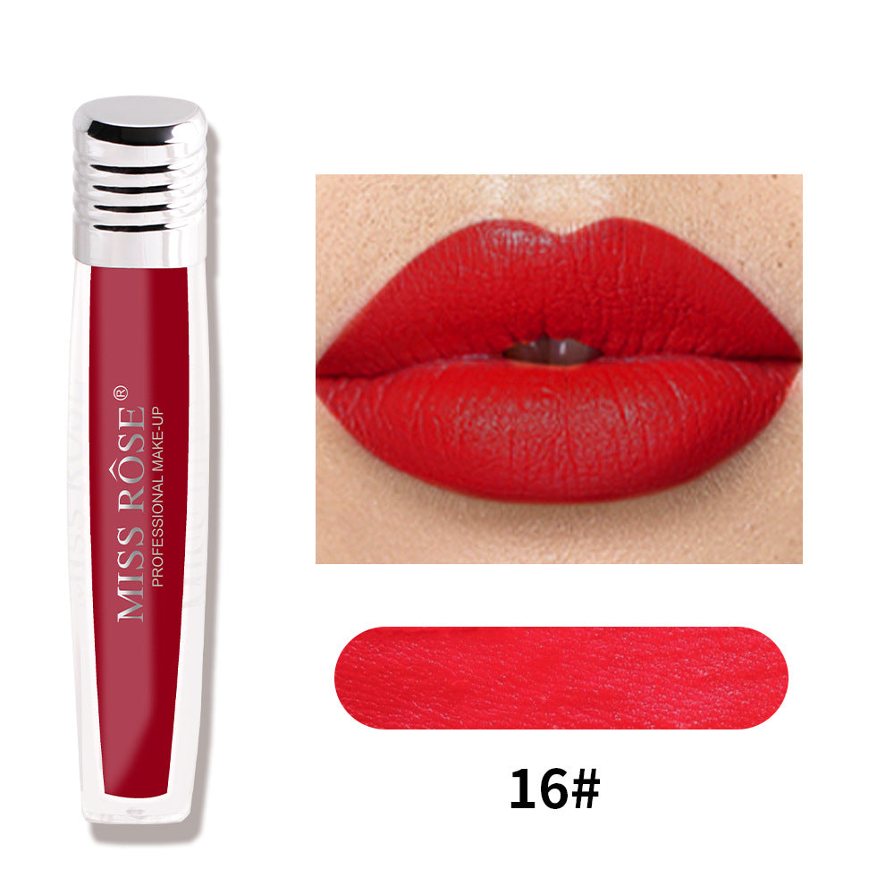 Candy Pearl Lip Gloss - Non-Sticky Velvet Finish