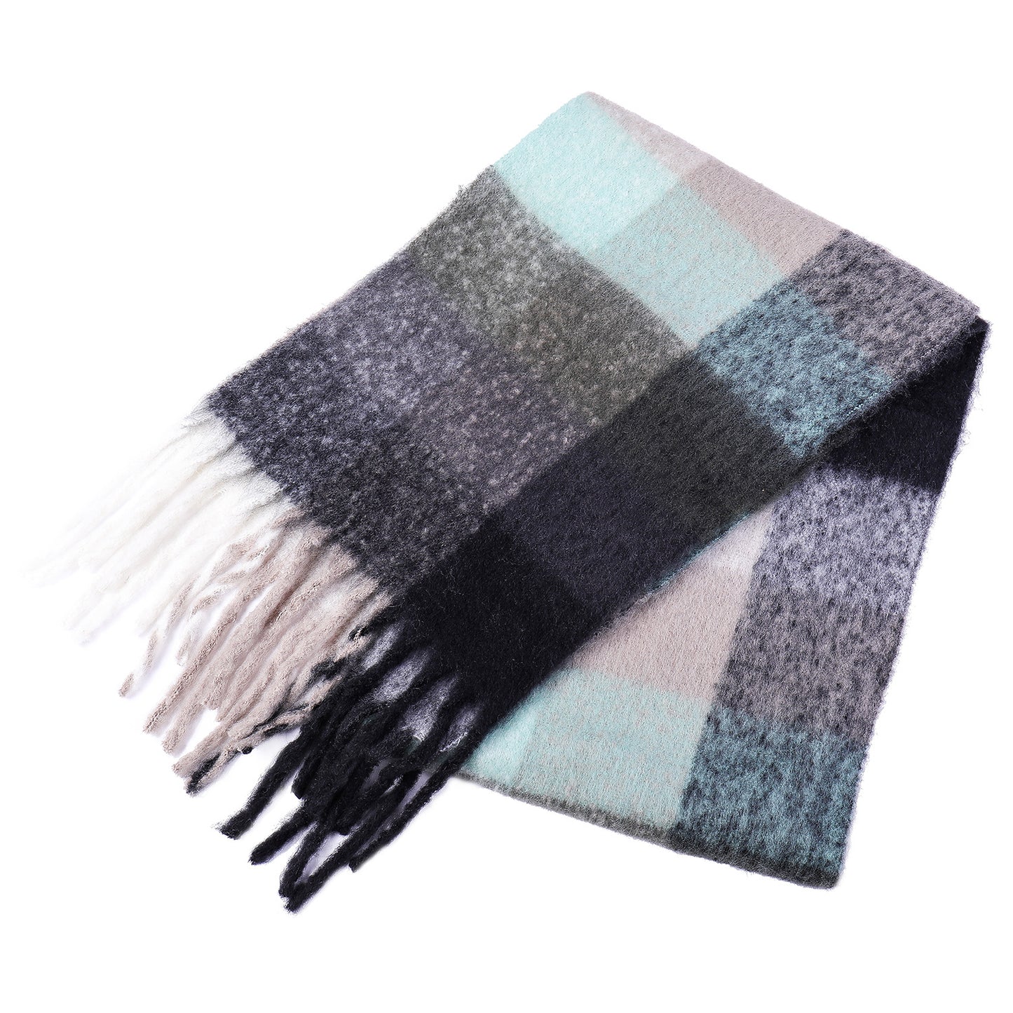 Colorful Tassel Scarf for Women - Harajuku Style