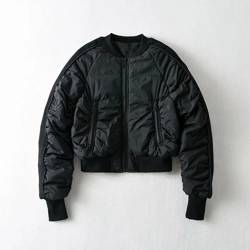 Harajuku Style Women's Vintage Cotton Pockets Jacket