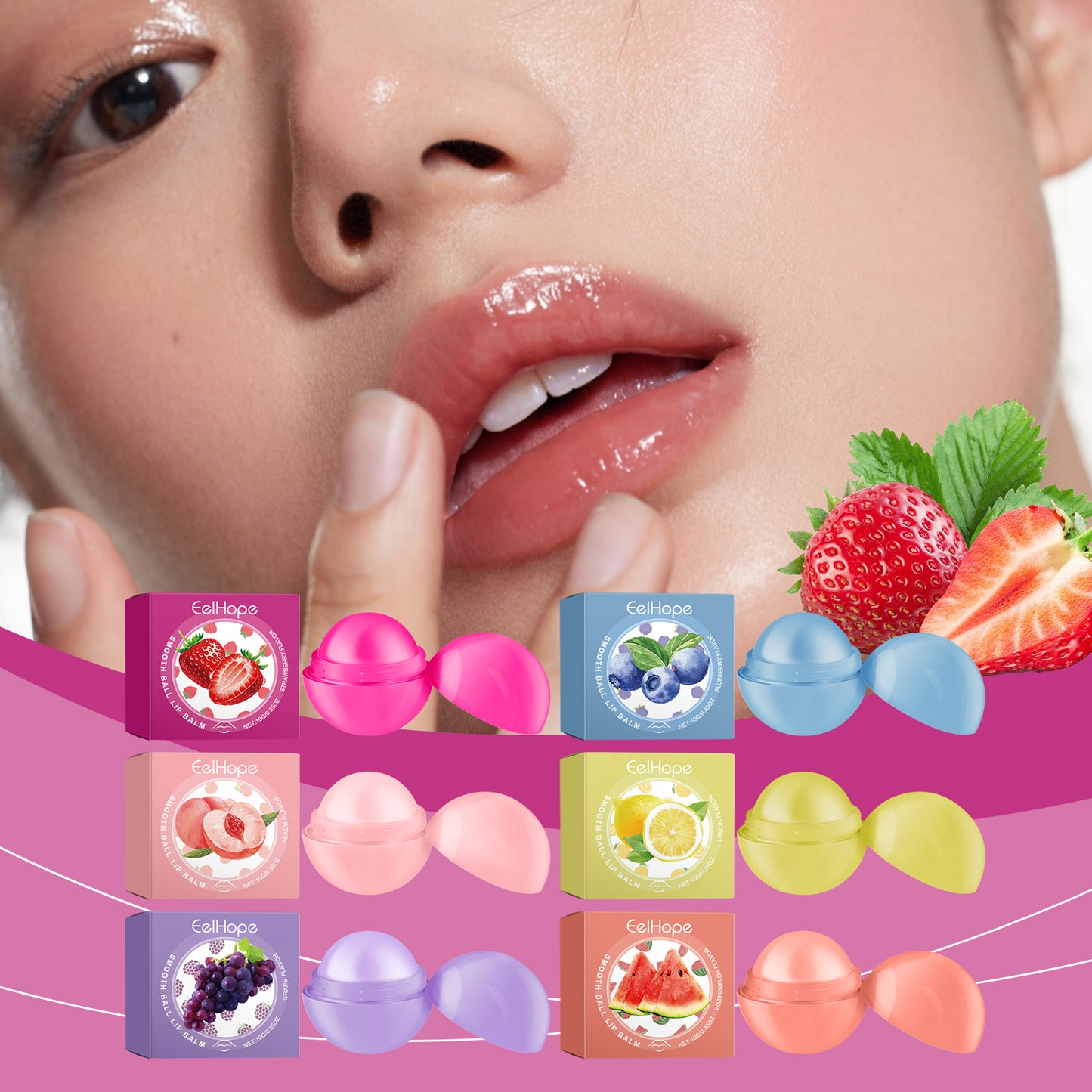 Sweet Hydration Lip Balm with Honey & Blueberry Extract