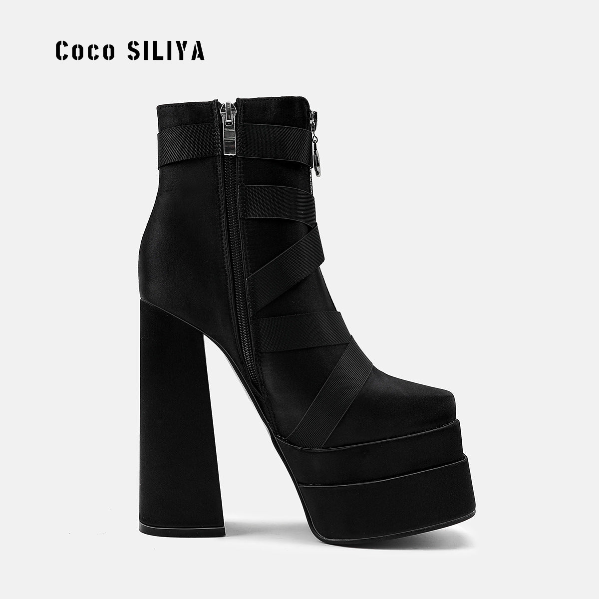 Harajuku Style Super High Heel 14cm Platform Boots