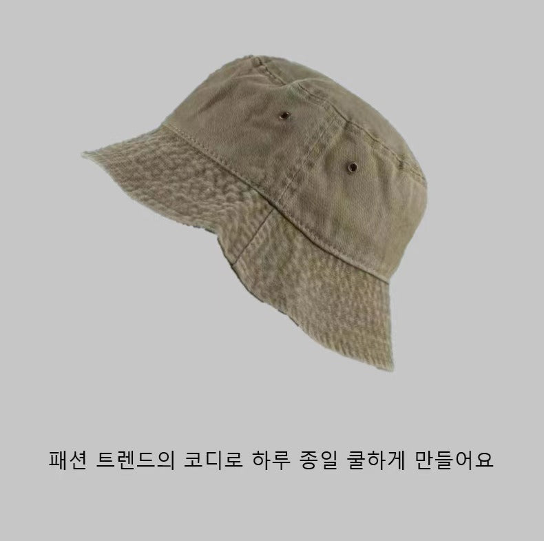 Retro Old Fisherman Bucket Hat - Harajuku Style