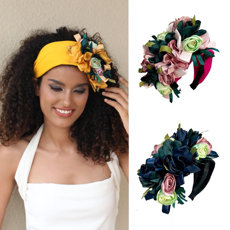 Handmade Fabric Headband Hair Clip