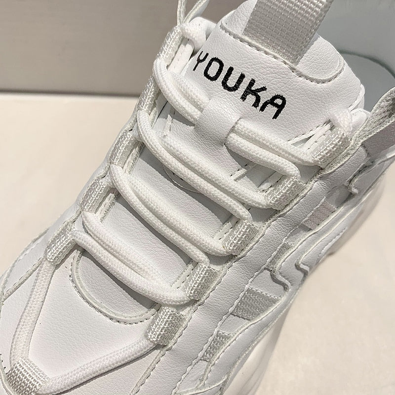 Harajuku Style Thick-Soled Heightened Sports Shoes