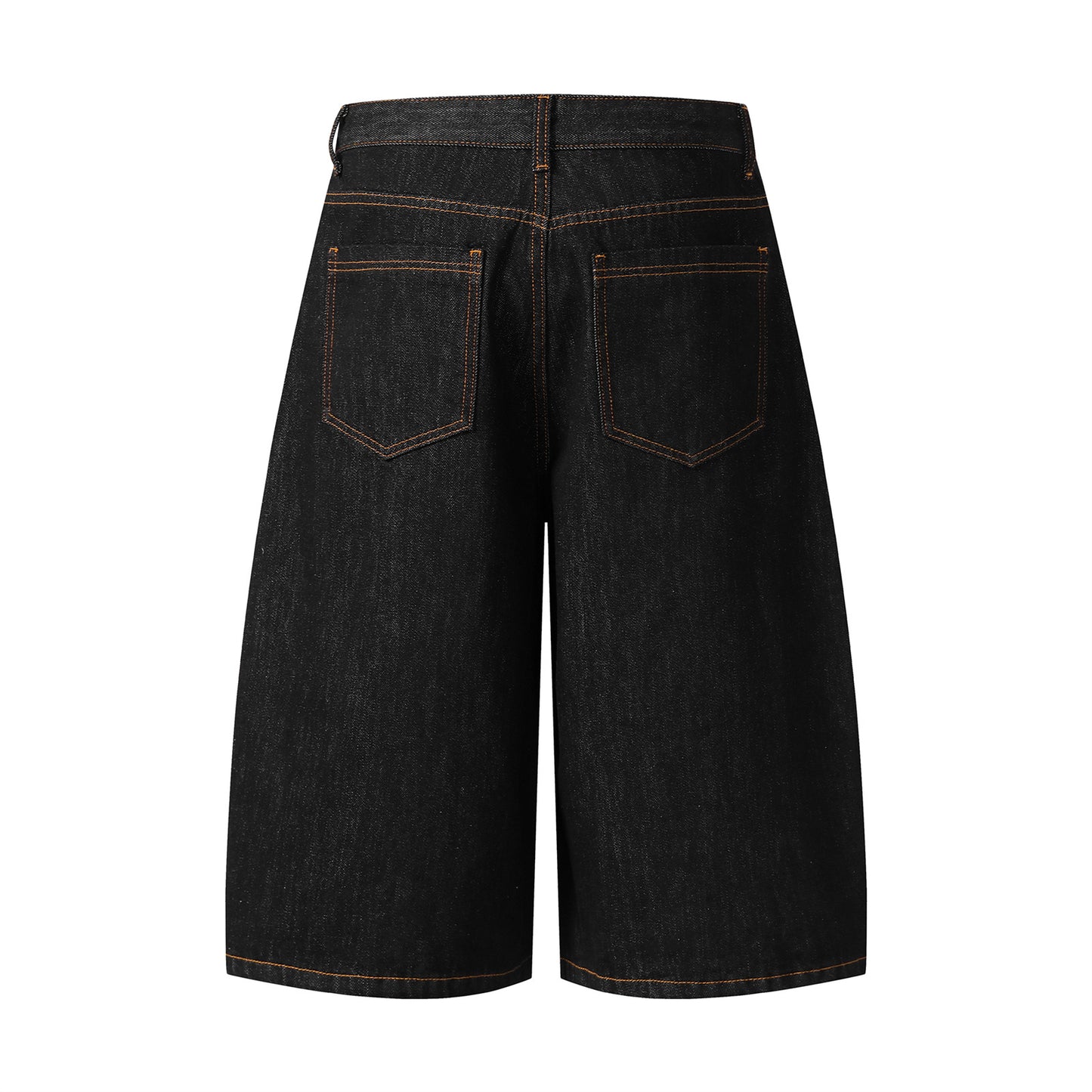 Street Original Denim Embroidered Curved Knife Pants