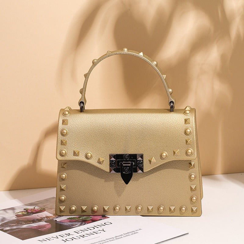 Harajuku Style Mini Jelly Handbag with Chain