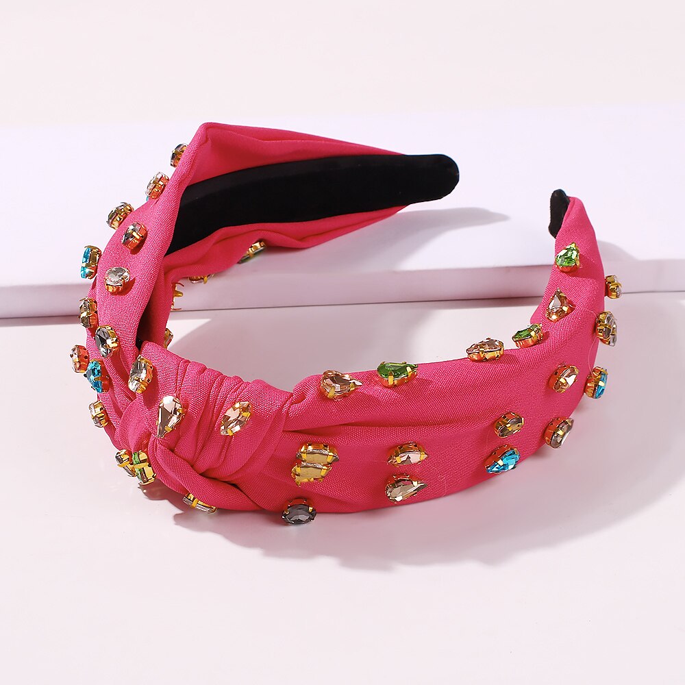 Colorful Rhinestone Headband for Women and Girls