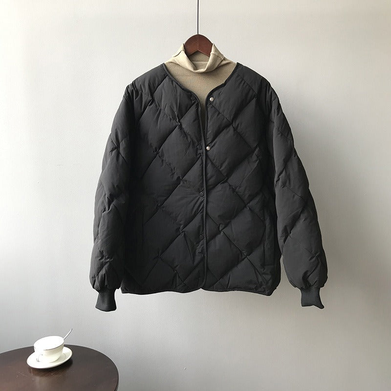 Harajuku Style Warm Cotton Jacket for Women