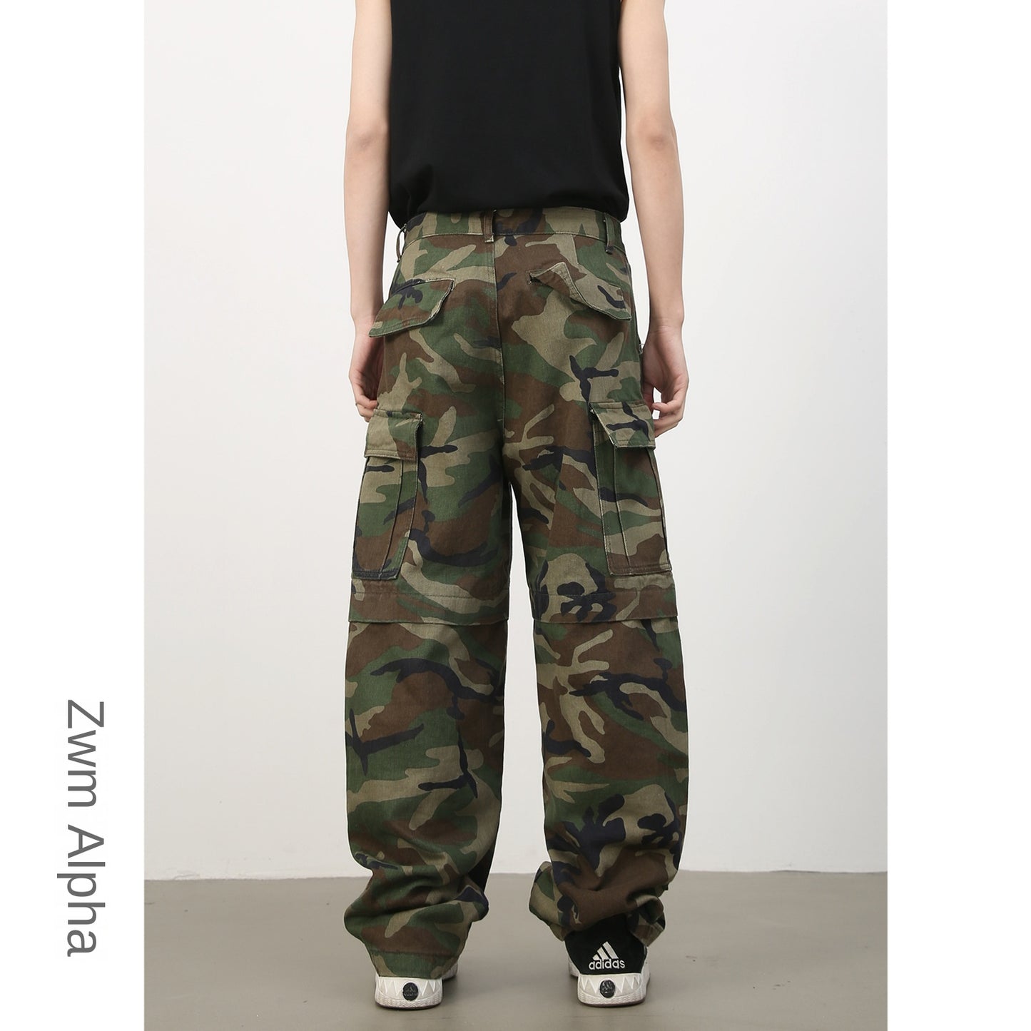 Men's Camouflage Multi-Pocket Jeans - Harajuku Style