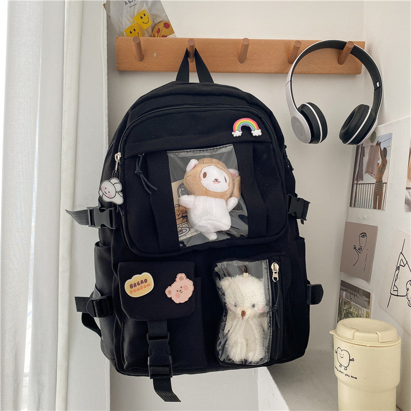 Harajuku Style Large Capacity Backpack for Students
