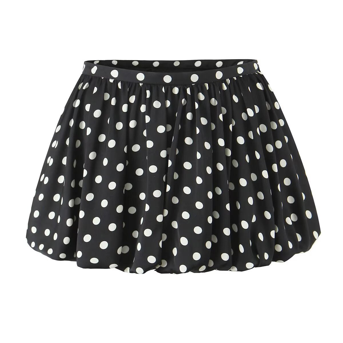 Playful Storm Point Flower Bud Half Skirt Shorts for Women