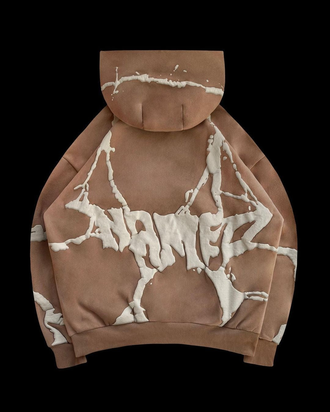 Playful Plush Foam Printed Three Color Hoodie Set