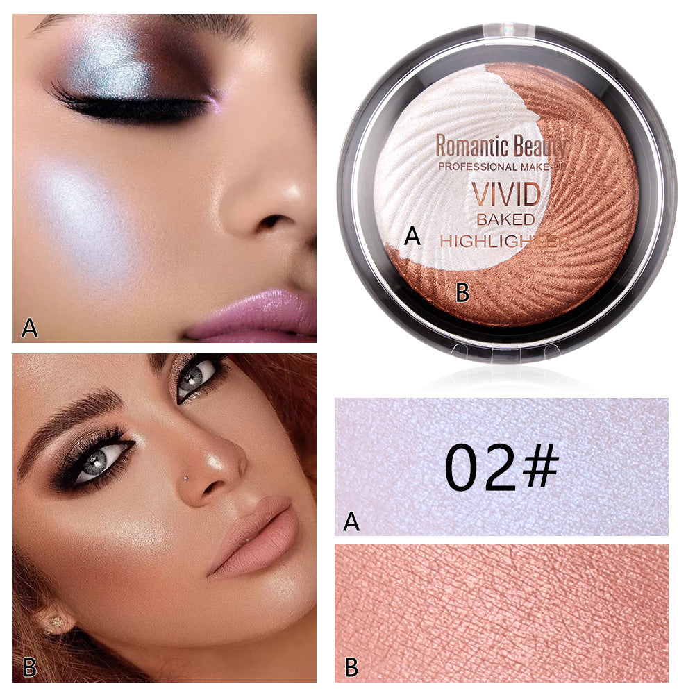 Two-Color Highlight Powder for Harajuku Style