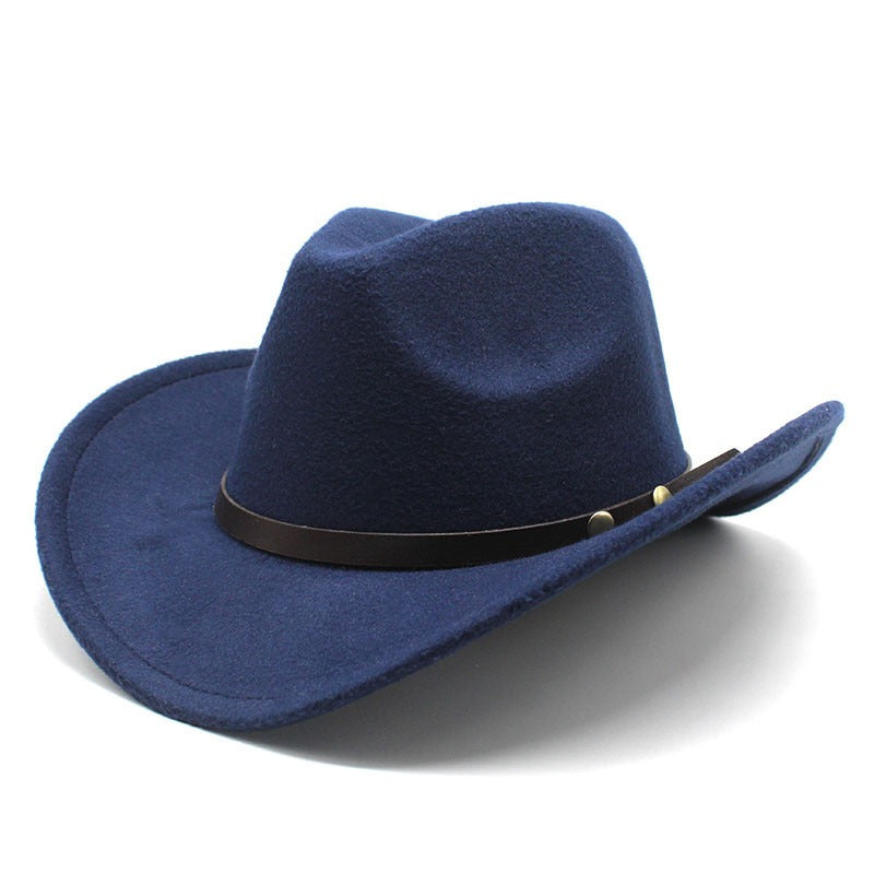 Harajuku Denim Hat – Stylish Western Inspired Felt Hat for All