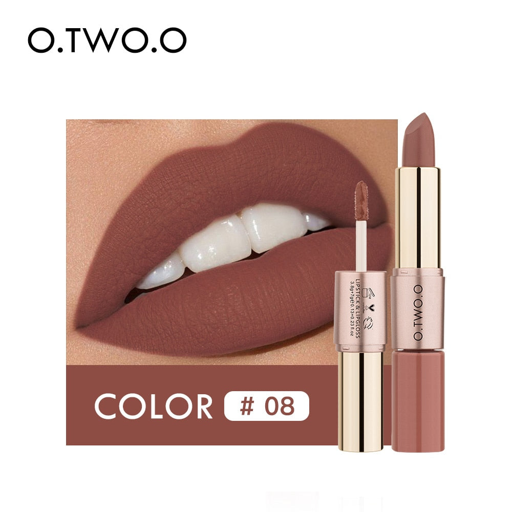 12 Colors Harajuku Style Lipstick & Gloss Set