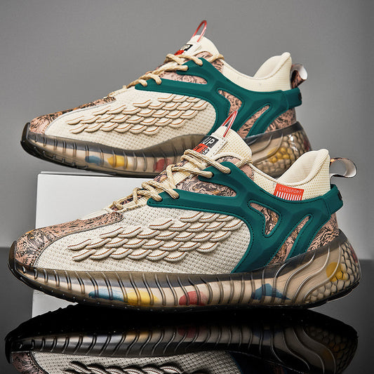 Men's Breathable Running Shoes - Harajuku Style