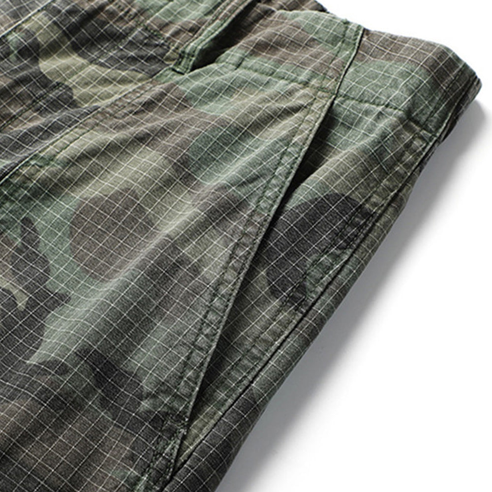 Harajuku Multi-Pocket Camouflage Cargo Pants for Men