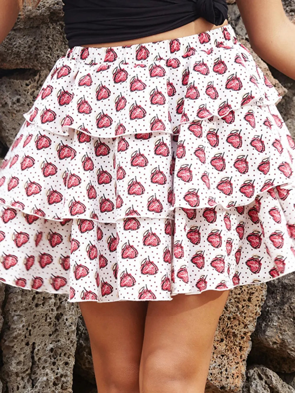 Layered Sheer Mini Skirt - Harajuku Style