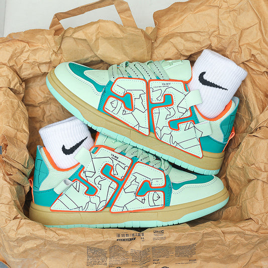 Men's Harajuku Style Height Increasing Casual Shoes