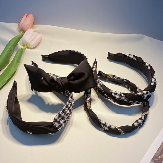 Thousand Birds Check Hair Band