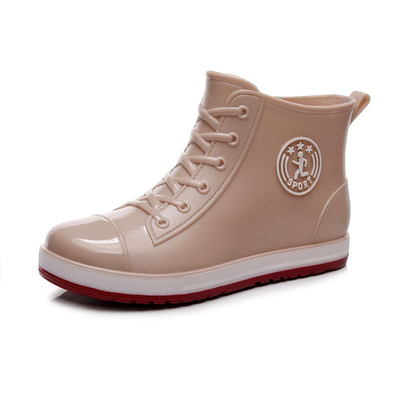 Harajuku Style Waterproof Short Tube Rain Boots for Women