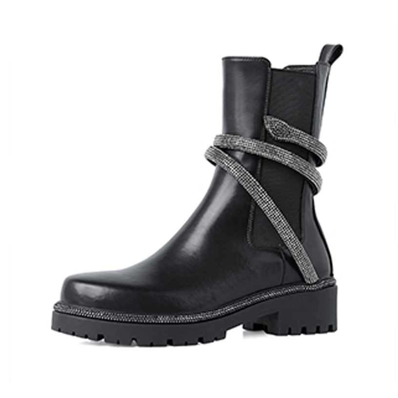 Harajuku Style Women's Thick Soled Chelsea Boots