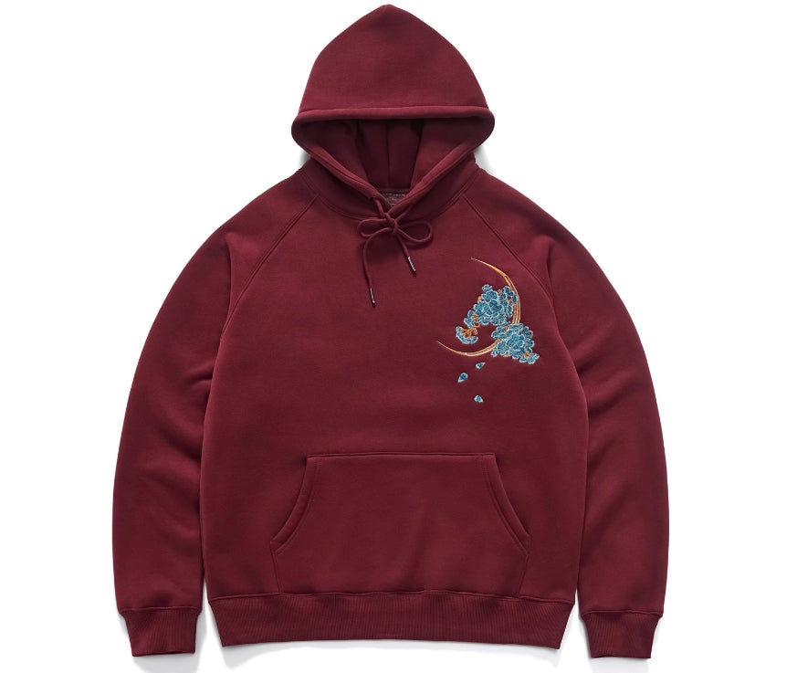 Dragon Thorn Hooded Hoodie - Harajuku Style Sweatshirt