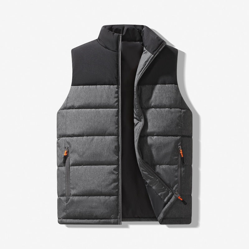 Harajuku Style Color Blocked Cotton Vest