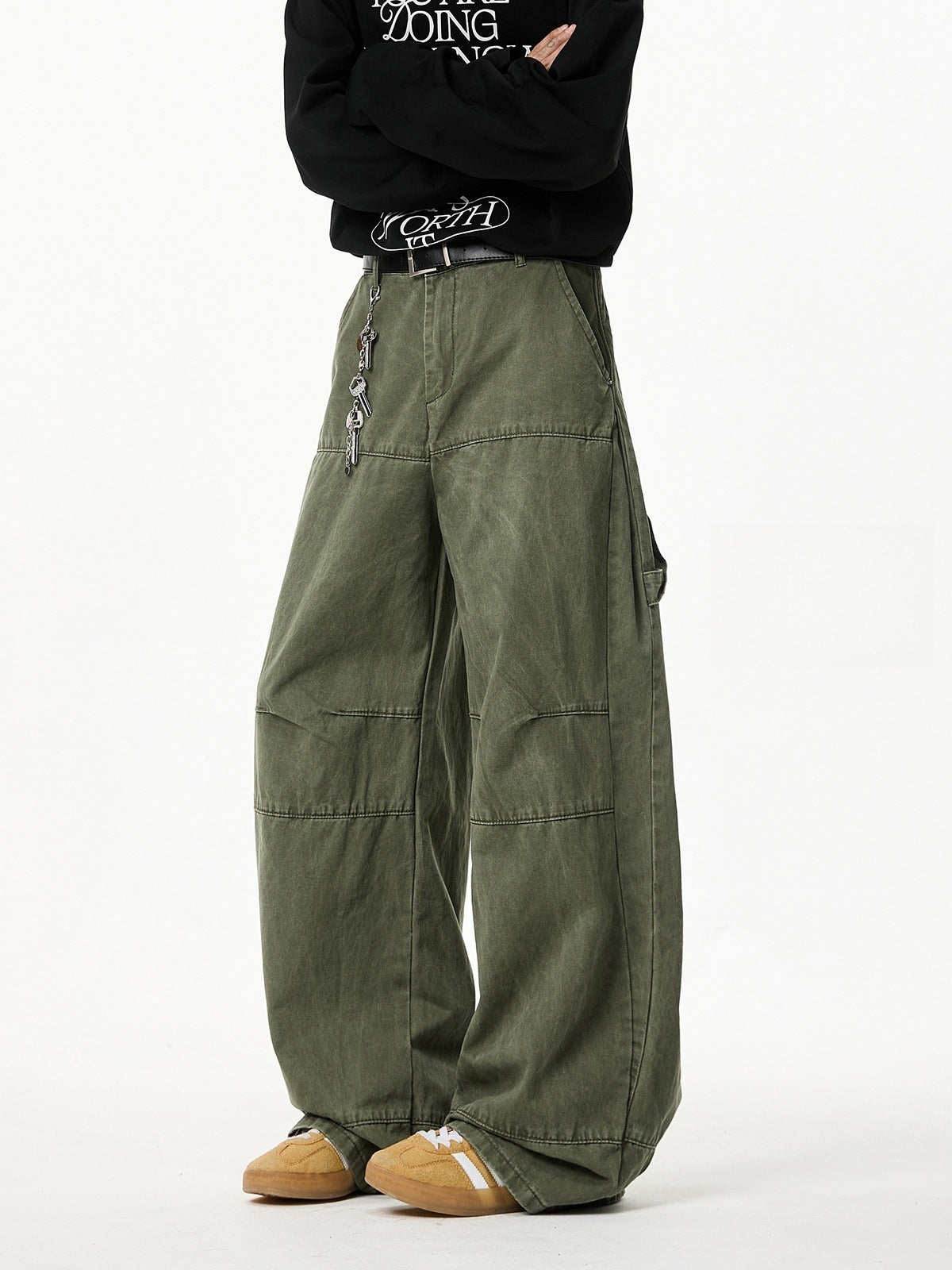 Irregular Deconstruction Denim Pants for Summer