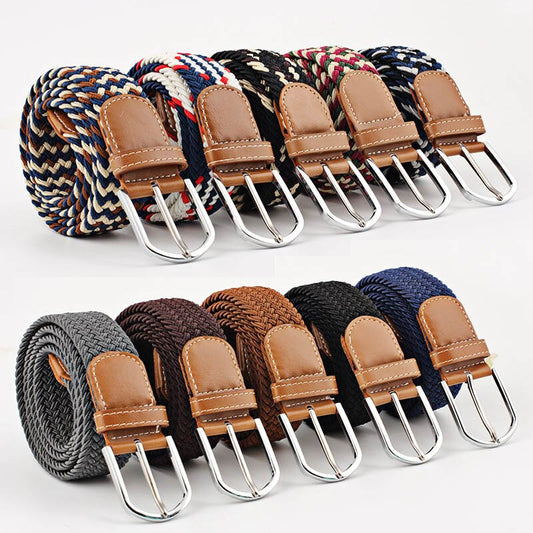 Harajuku Style Women’s Striped Elastic Belt