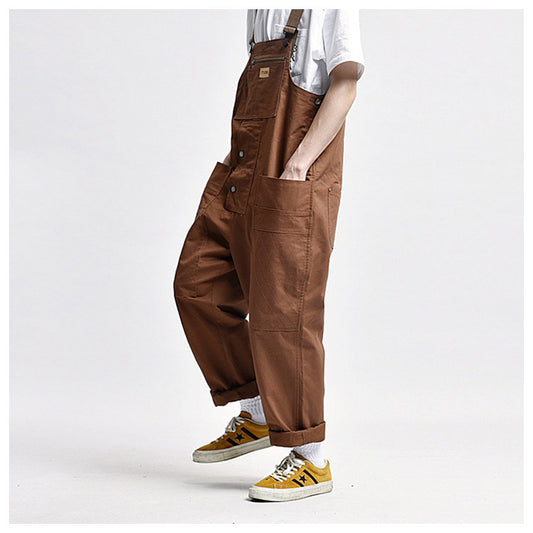 Ameri Multi-Pocket Tool Suspenders Trousers