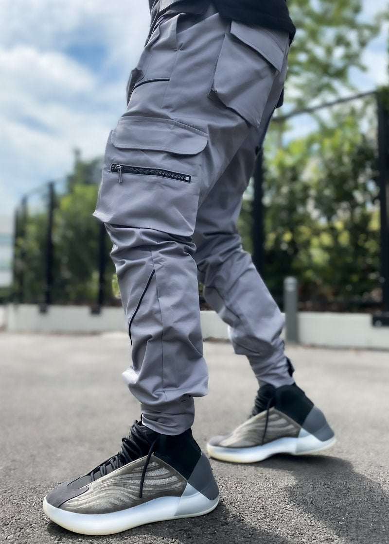 Korean Trendy Multi-Bag Overalls for Men
