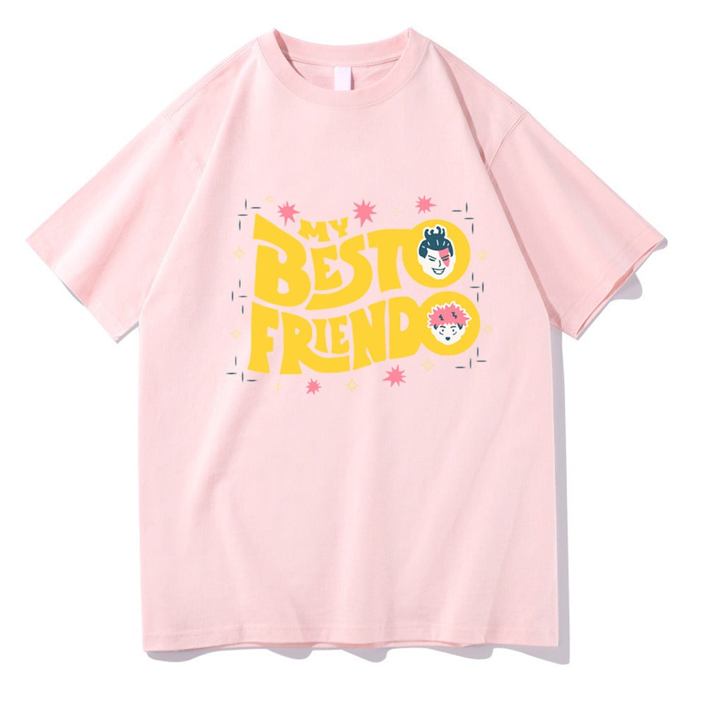 My Besto Friendo Aoi Short Sleeve Harajuku T-Shirt