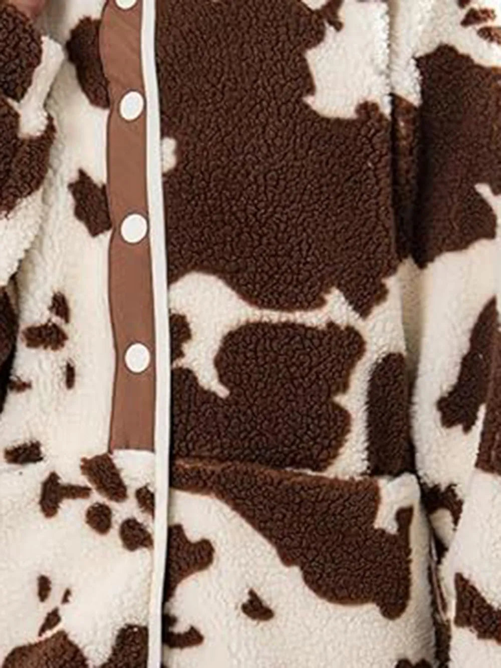 Playful Pocketed Half Snap Sherpa Jacket
