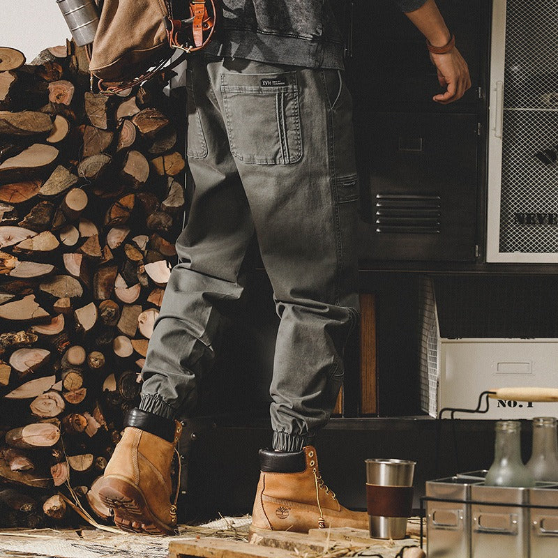 Harajuku Style Heavyweight Autumn Pants for Men