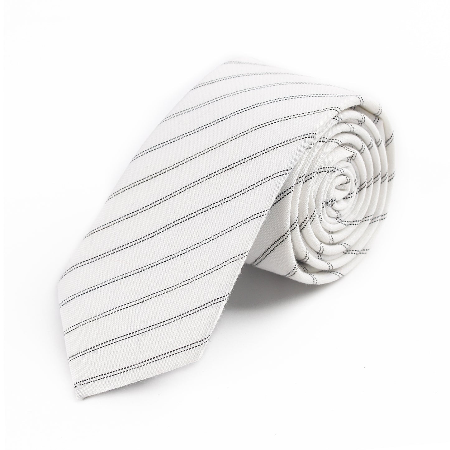 Men's Cotton Jacquard Striped Tie