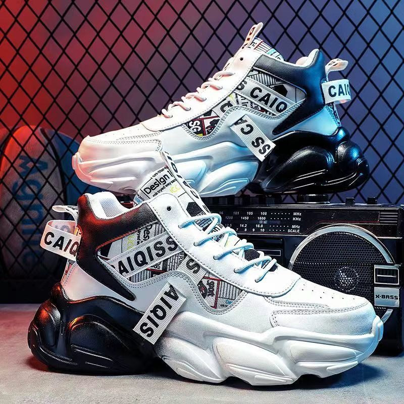 Harajuku Style High-Top Men's Sneakers
