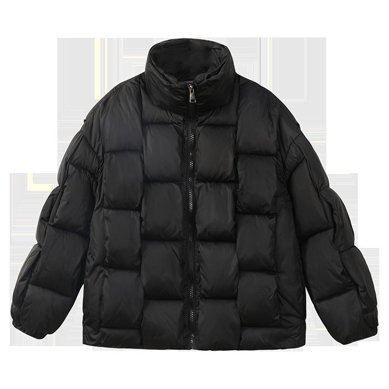 Harajuku Style Cotton Parka Coat for Women