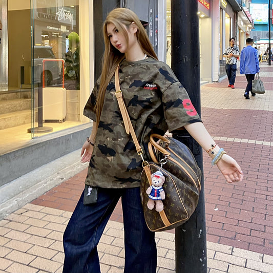 Harajuku Style Summer Camouflage T-Shirt