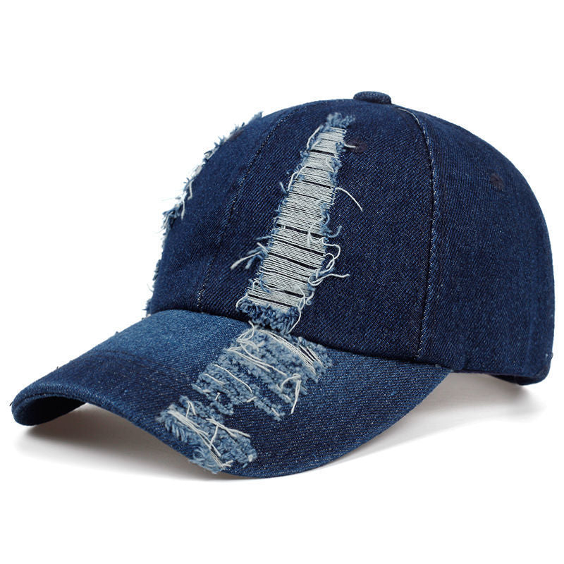 Vintage Washed Distressed Baseball Cap - Harajuku Style
