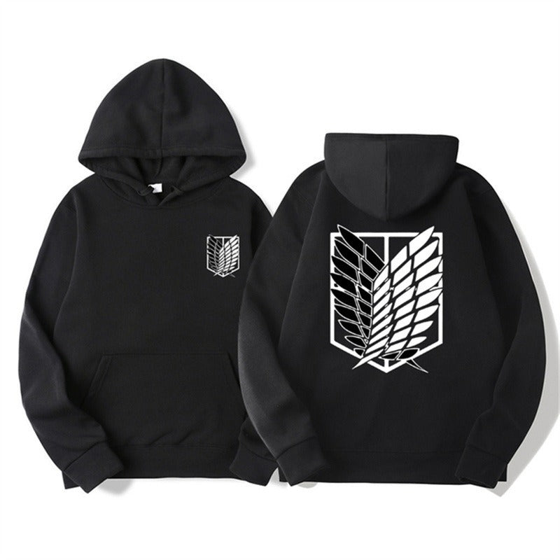 Mikasa Allen Hooded Sweatshirt - Harajuku Style