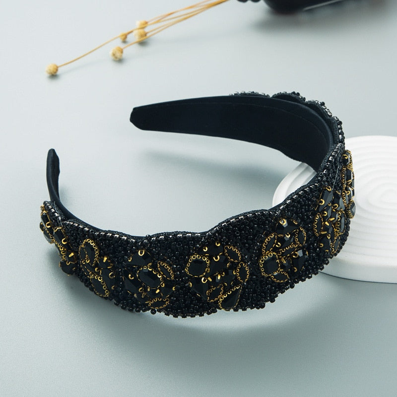 New Gorgeous Baroque Tassel Headband